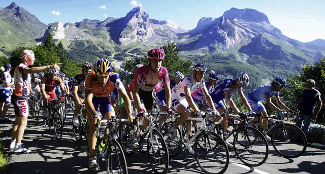 Allez, allez: Bei der Tour de France g... um die Glaubwrdigkeit des Radsports.  | Foto: roth