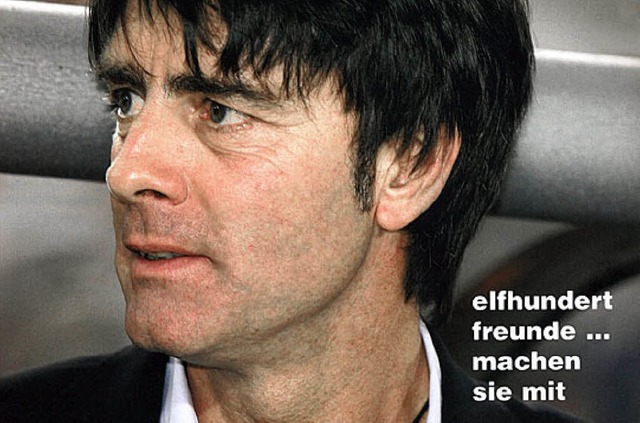 Seinem alten Klub noch immer verbunden: der werbende Bundestrainer Jogi Lw   | Foto: bz