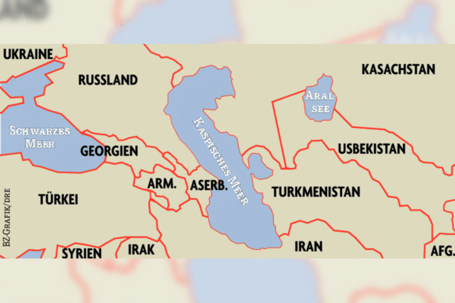 Russland will die Kontrolle über Öl und Gas am Kaspischen Meer