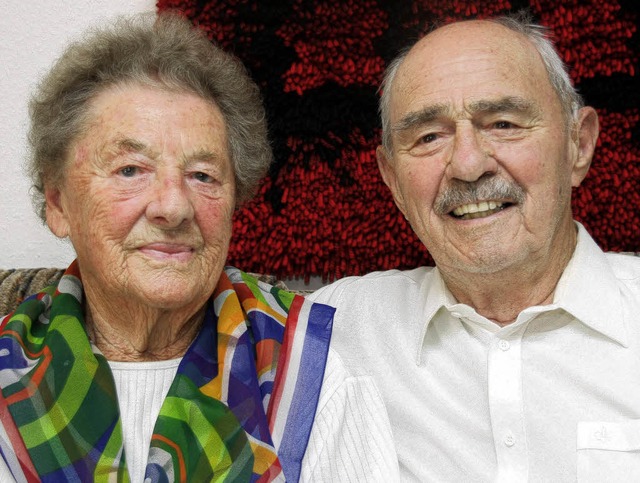 Grete und Erwin Egle  sind seit 70 Jahren verheiratet.  <?ZP?>  | Foto: Charlotte Frse