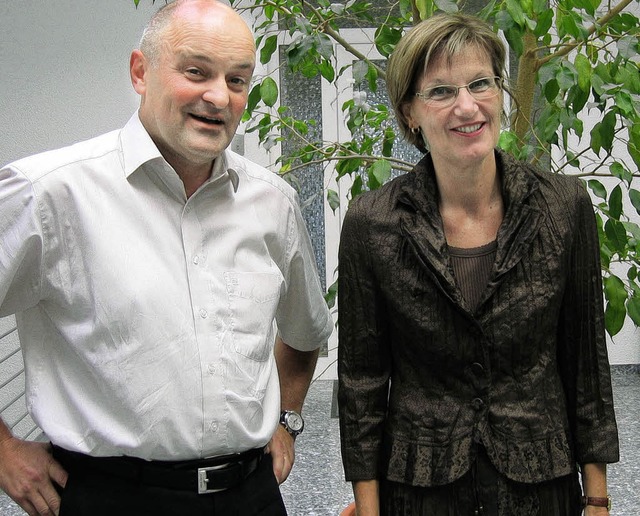 Verbandsvorsitzender Harald Kraus und ...lvertreterin Dorothea Strr-Ritter      | Foto: Ingeborg Grziwa