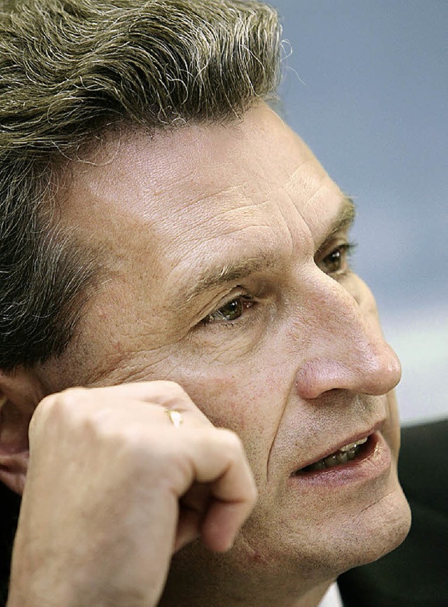 Gnther Oettinger   | Foto: DPA