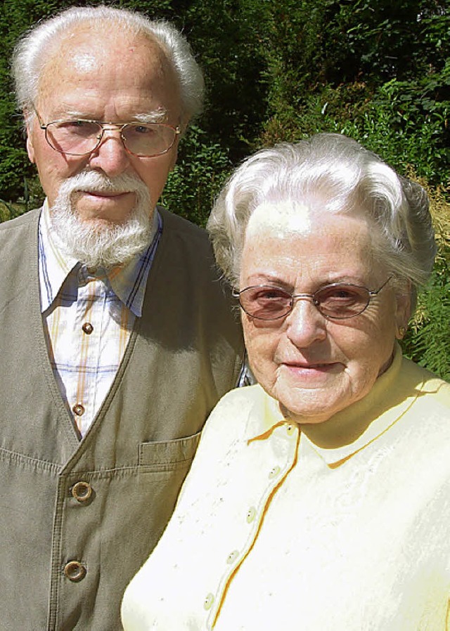 <Bildtext>Rita und Karl-Heinz Beckmann...eit 65 Jahren verheiratet.</Bildtext>   | Foto: Tina Httich