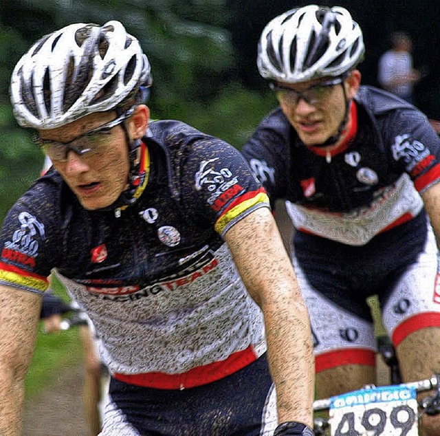 Doppelerfolg fr das Lexware Racing Te...leschhut (links) und Fabian Strecker.   | Foto: Privat
