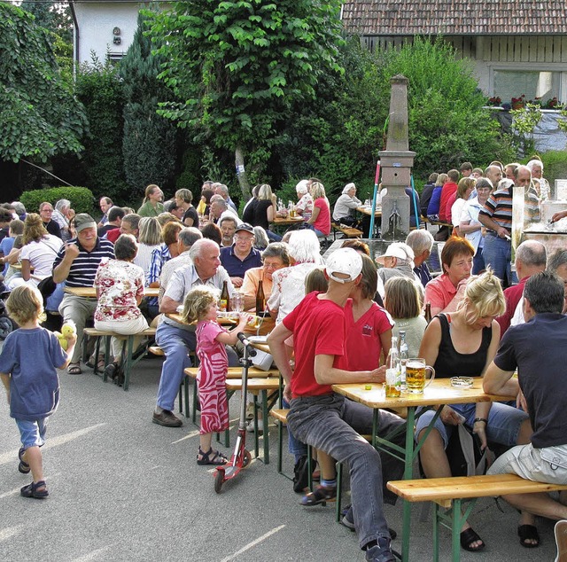 Beim Brunnenfest in Hgelberg stand wi...schaftsrat  hatte wieder eingeladen.    | Foto: Dietrich