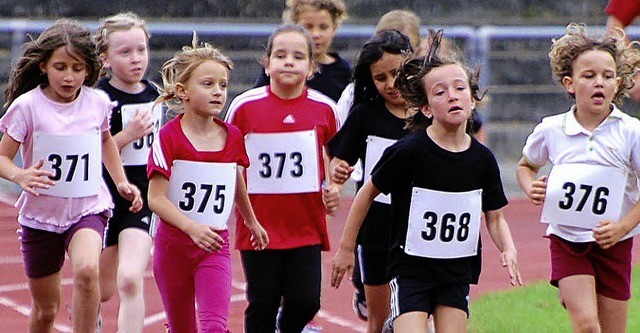 Endspurt &#8211; wer hat am Ende die N...ichtathletik-Stadtmeisterschaft vorn.   | Foto: Bernhard Birlin