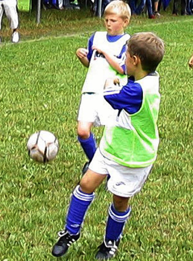 Guten Jugendfuball und viele Tore gab...7;s beim Turnier in Karsau zu sehen.    | Foto: Manfred Risch