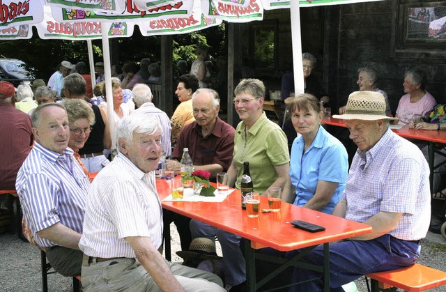 Gut besucht war das Grillfest der Senioren am Jugendzeltplatz.   | Foto: cs