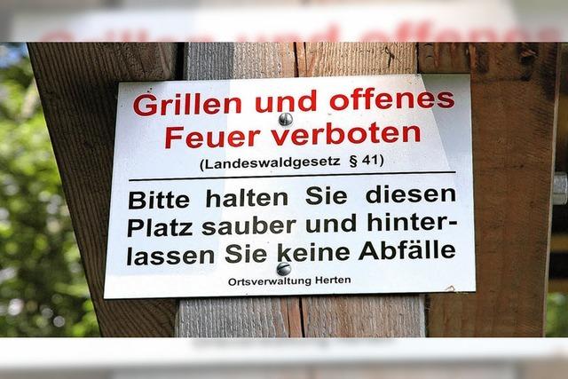 Auf dem Eigen wird gegrillt