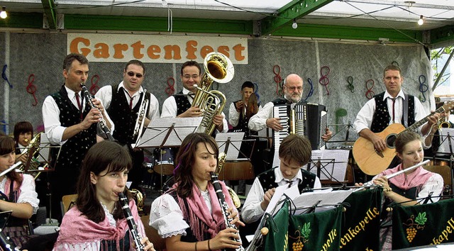 <Bildtext>Beim Gartenfest Siensbach wa...achtenkapelle Obersasbach</Bildtext>.   | Foto: Silke Nitz