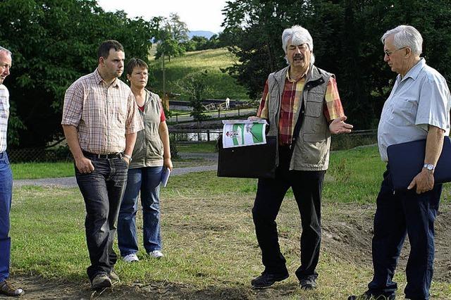 Spielplatz beim Brandweiher bald fertig