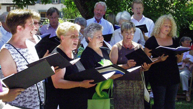 Beim Sommerfest der Kirchengemeinde Ha...ner beachtlichen Leistungssteigerung.   | Foto: Paul Schleer