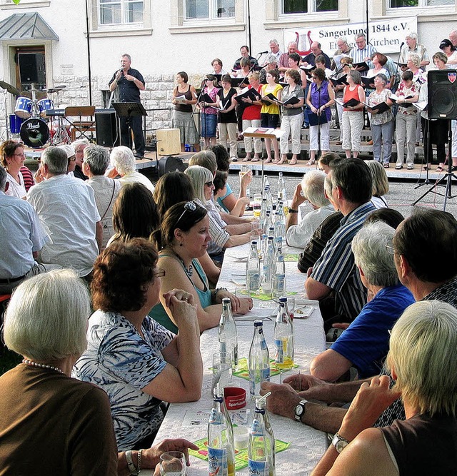 Singen im Garten Sngerbund Efringen-Kirchen 