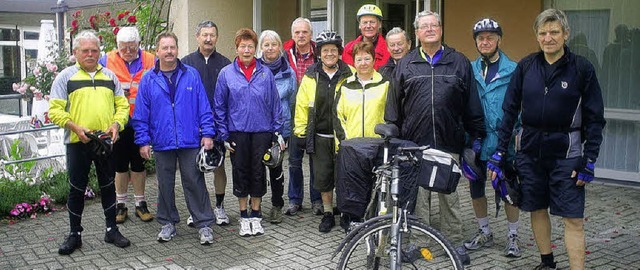 Sie hatten trotz widriger Witterung du...r Fahrradtour des Schwarzwaldvereins.   | Foto: Ritter