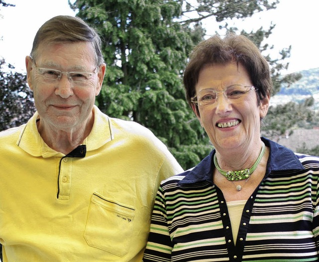 Wilhelm und Marianne Hltmann   | Foto: Werner Probst