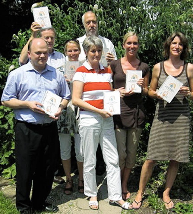 Von links nach rechts: Pfrarrer Dieter...ng, Stephanie Seng, Andrea Commandeur. 