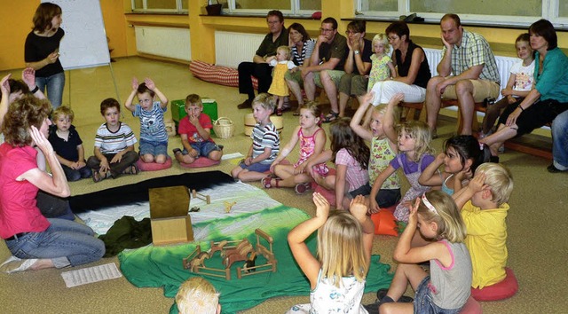 Gemeinsam Musik, Klnge und Rhythmen z...rziehung im Dora-Merian-Kindergarten.   | Foto: Privat