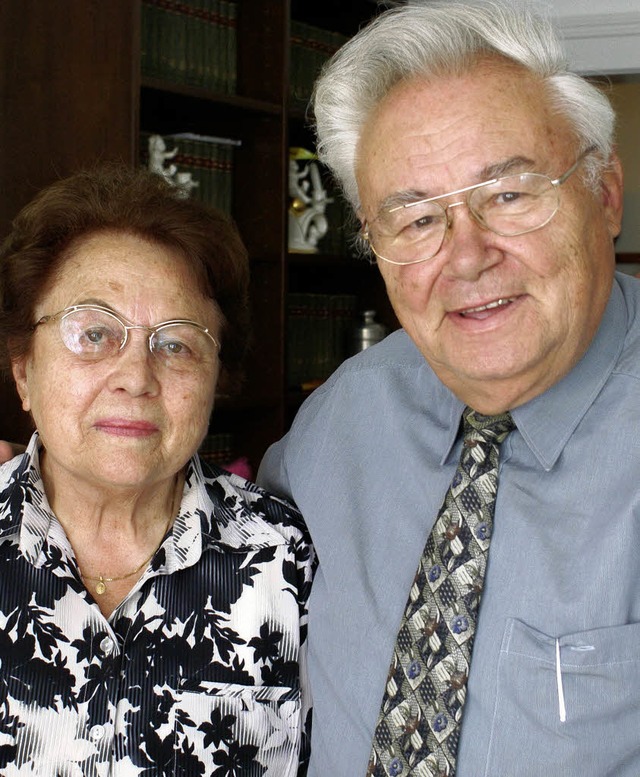 50 Jahre verheiratet: Ingeborg und Werner Rauscher   | Foto: PROBST