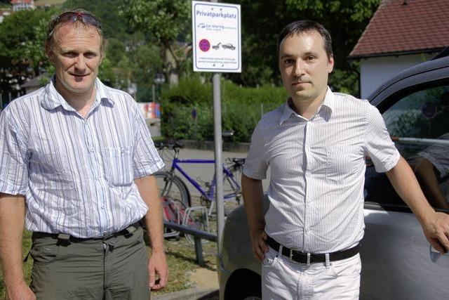 Neuer Car-Sharing-Platz bei der Turnhalle