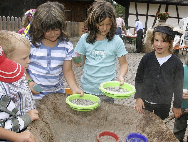 Auch an die Kinder war beim Pfarrfest gedacht.   | Foto: heidi fssel