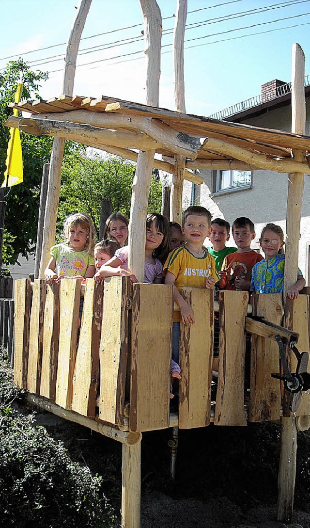 Die Kinder haben ihr neues Reich in Beschlag genommen.   | Foto: killius