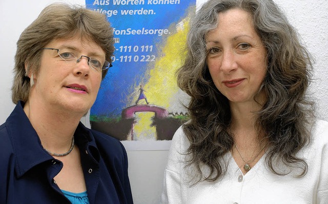 Gabriele Sander (links) und Claudia Eigenmann   | Foto: Gertrude Siefke