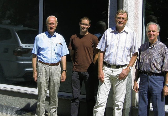 Sie setzen sich fr den &#8222;Weltlad...ns-Wilhelm Koopmann und Werner Eckert.  | Foto: gottstein