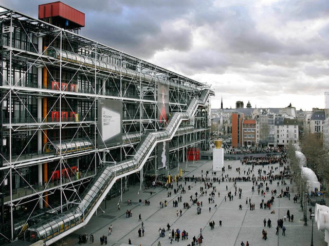 Ort der Avantgarde: das Pariser Centre Pompidou  | Foto: afp