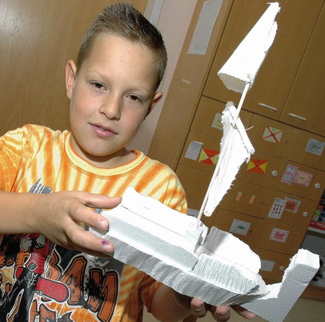 Schwimmfhige Boote zu bauen, steht in... an der Neumattschule auf dem Programm  | Foto: arne bensiek