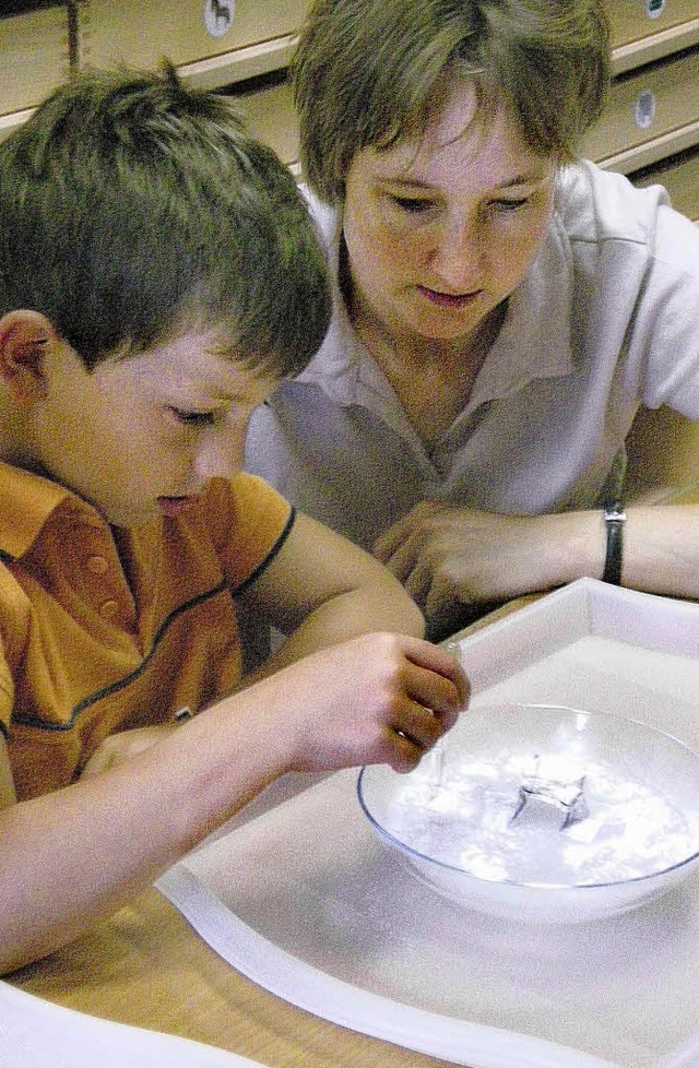 Experimente mit Wasser machten  die Forscher-Kids im Mrkter Kindergarten.   | Foto: privat