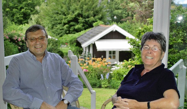 Wenn es um den Garten geht, sind Ingri...stck nimmt an einem Wettbewerb teil.   | Foto: Felix Held