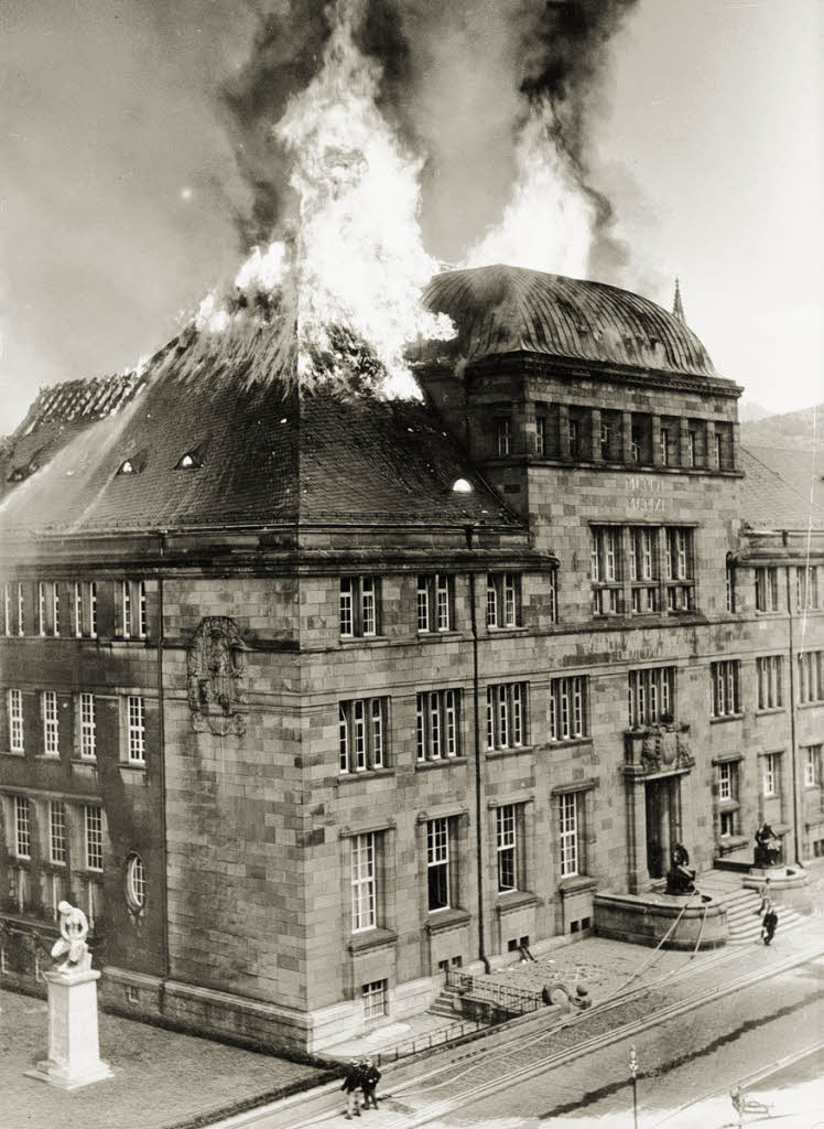 Der Tag, an dem die Uni brannte Freiburg Badische Zeitung