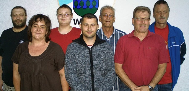 Die neugewhlten Mitglieder des Spvgg-...ie Wolfgang Reisle (von links).         | Foto: bader