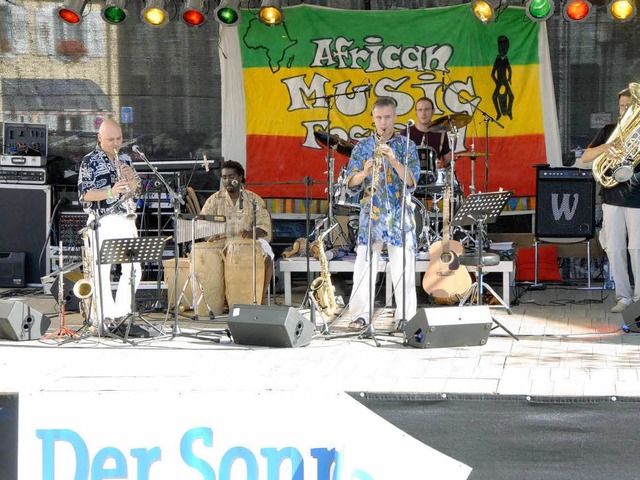 Das African Music Festival findet vom ... auf dem Emmendinger Marktplatz statt.  | Foto: Markus Zimmermann-Drkop