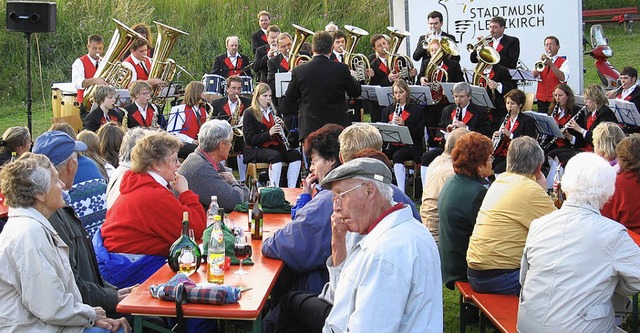 Stadtmusik spielt auf dem Sommerberg 