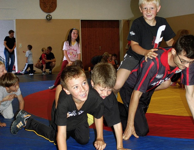 Spa stand bei den Wiesleter Sporttage...pertraining der WKG Weitenau-Wieslet.   | Foto: Felix held