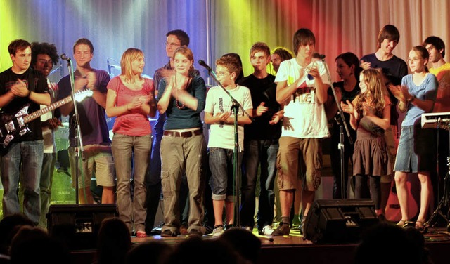 Freude an der Musik: Junge Talente in Kenzingen.  | Foto: Johanna Kaufmann