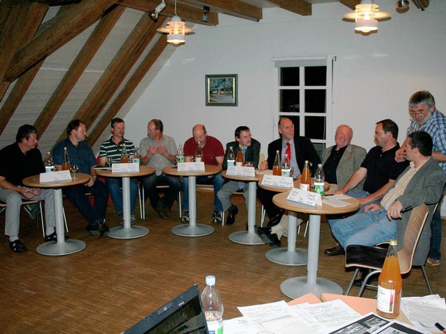 Runder Tisch zum Thema Landwirtschaft ... Sdbaden, und  Oswald Trndle (BLHV).  | Foto: Ralf Rombach