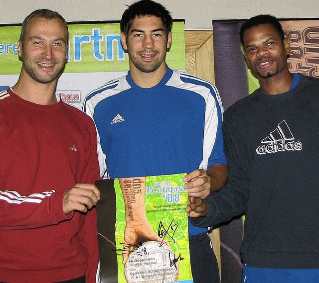 Trainieren fr die Spiele in Peking un...sischen  Handball-Nationalmannschaft.   | Foto: Lars Bargmann