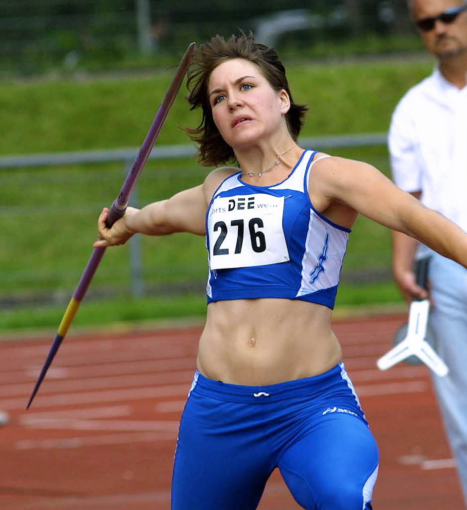 Sieg im letzten Versuch Leichtathletik Badische Zeitung