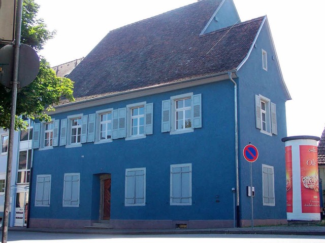 Im Blauen Haus in Breisach gibt es bald neue Projekte zur jdischen Geschichte.  | Foto: Benjamin Bohn