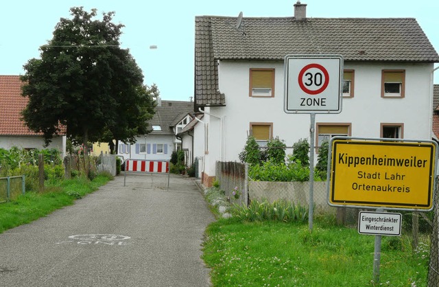 Der Rebweg in Kippenheimweiler wird nun doch nicht gesperrt.   | Foto: Reiner Beschorner