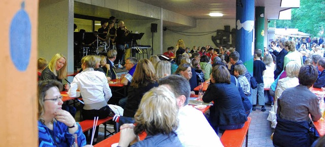 Traditionelles Fest an neuem Ort: Die ...rkaden  der Aula des Hebelgymnasiums.   | Foto: Ruda