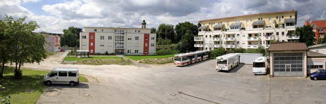 Dauerbaustelle Posthof: Die geplanten ...dem Gelnde  sind nicht vermarktbar.    | Foto: DANGEL