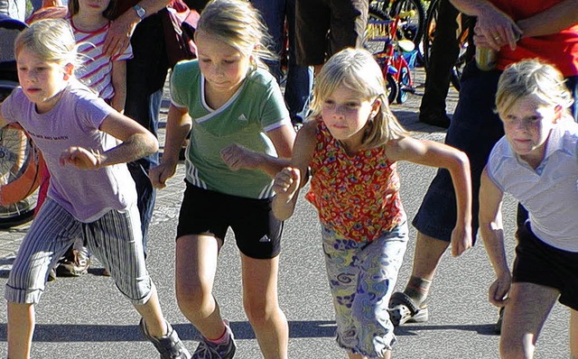 Viel Spa hatten die Kinder beim Rippolinger Jugendlauf.  | Foto: mark