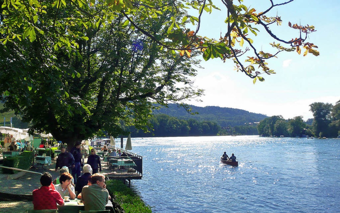 Rasten im Kastanienschatten: das &#8222;Paradies&#8220;  in Schlatt  (Schweiz)   | Foto: abel