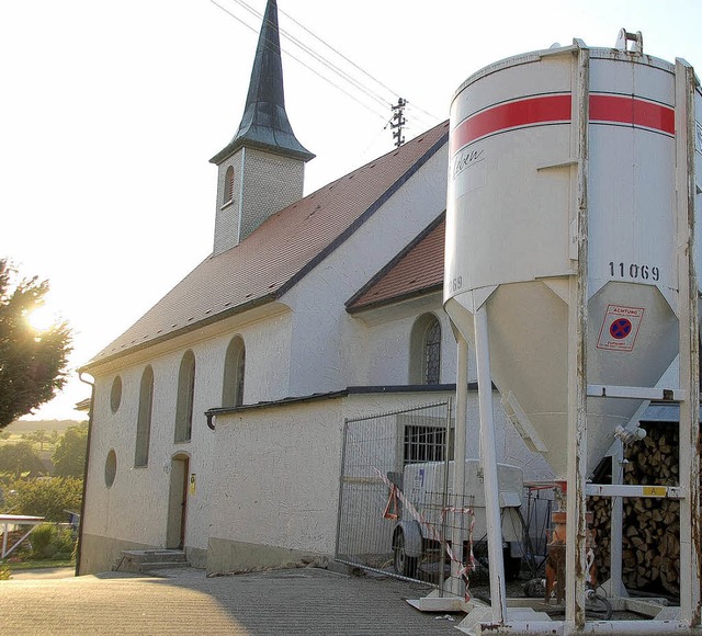 Die Renovierungen in der Kapelle laufen wie geplant.  | Foto: Jrn Kerckhoff