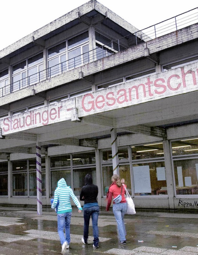 Darf nur noch das Minimum einer Gesamt...n: Die Staudinger-Schule in Freiburg.   | Foto: ddp