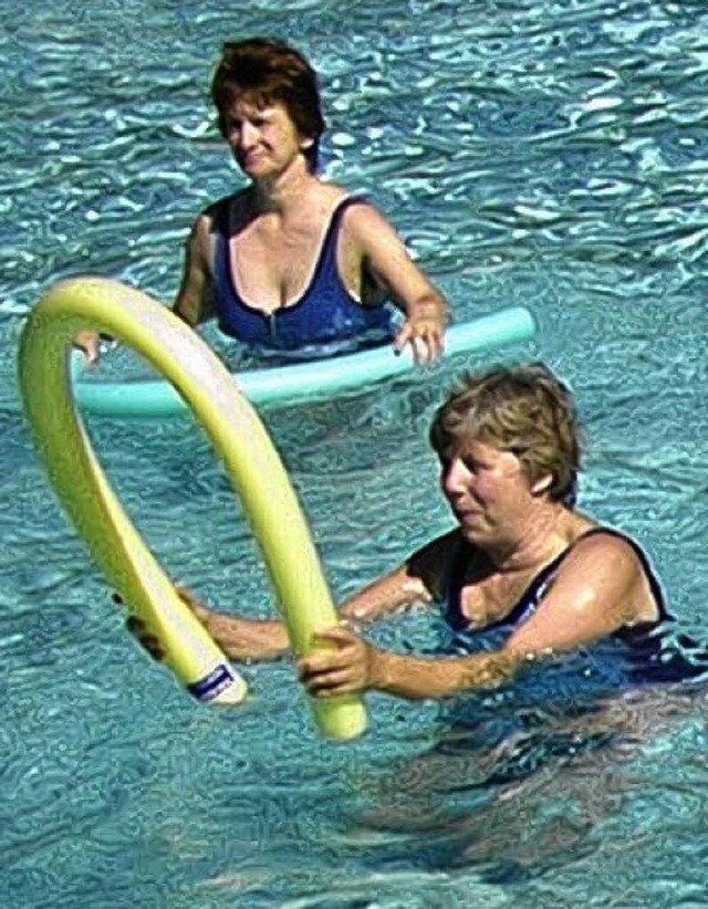 Aqua-Fitness ist auch fr Nichtschwimmer geeignet.    | Foto: BZ