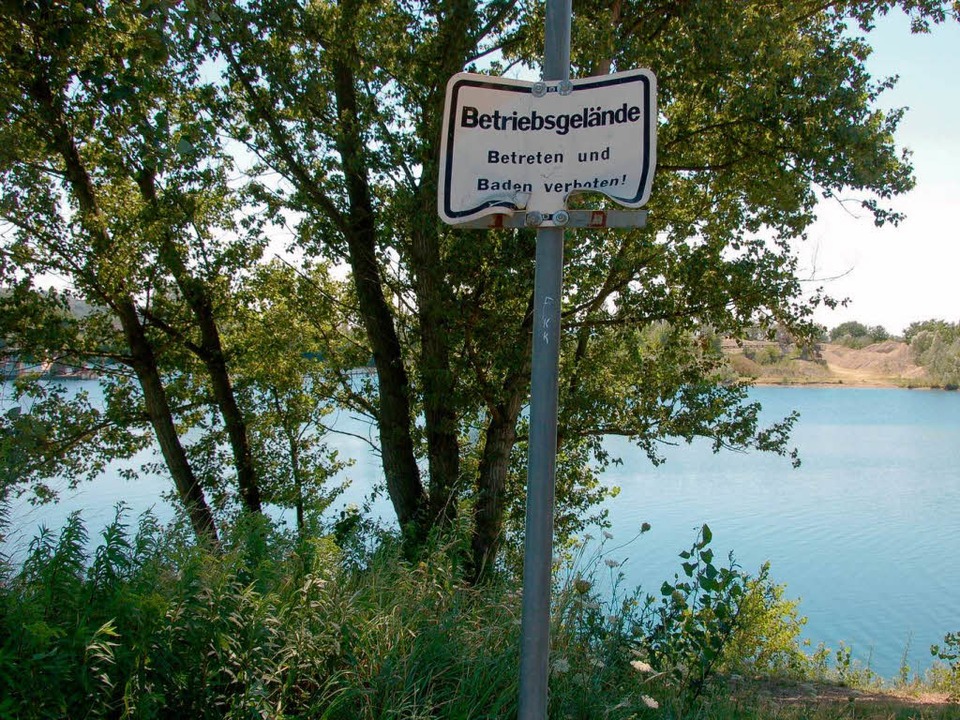 Das Sdwestufer ist Betriebsgelnde &#8211; das Betreten ist verboten.  | Foto: Claudia Krappitz
